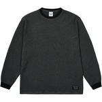 Thumbnail 2-TONE WAFFLE LONGSLEEVE BLACK one color