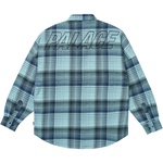 Thumbnail BRUSHED FLANNEL DROP SHOULDER SHIRT BLUE one color