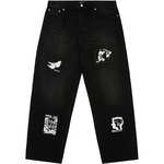 Thumbnail P90 BAGGY JEAN PATCH UP BLACK one color