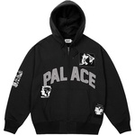 Thumbnail PATCH UP ZIP HOOD BLACK one color