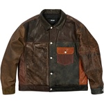 Thumbnail PATCHY LEATHER JACKET MULTI one color