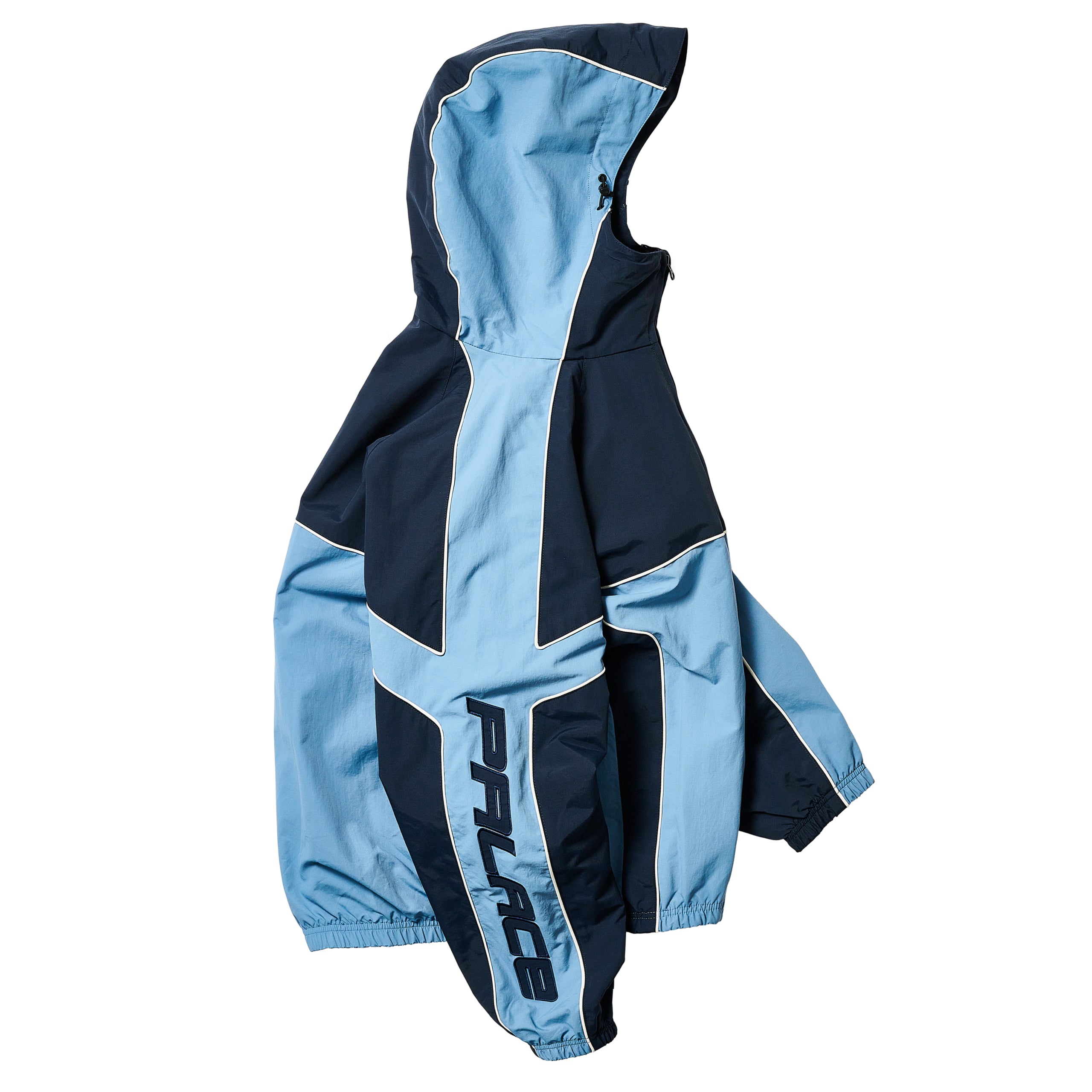 Piped Hooded Shell Jacket Blue - Spring 2025 - Palace Community