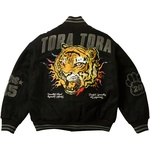 Thumbnail TORA TORA VARSITY JACKET BLACK one color