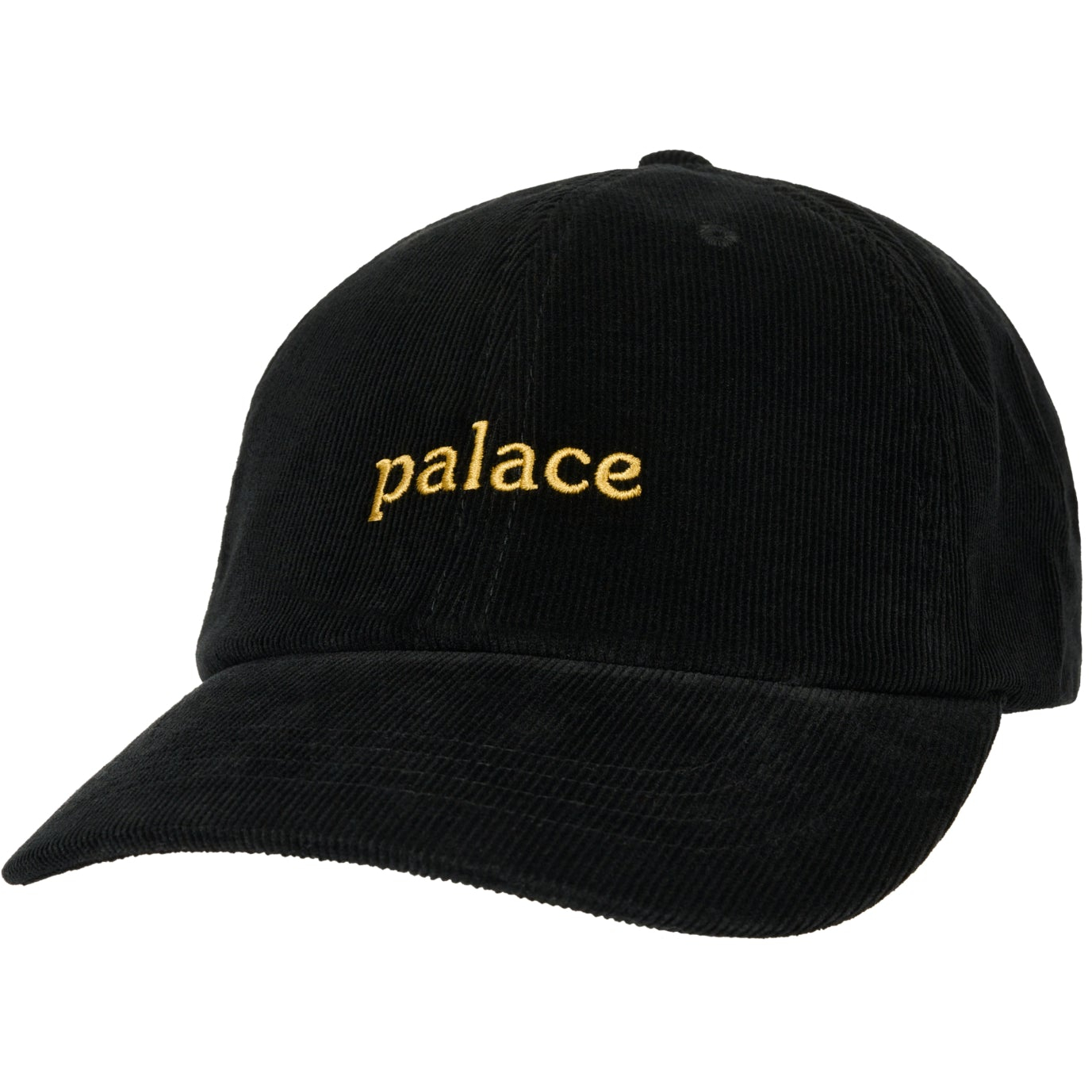 Thumbnail WASHED CORD 6-PANEL BLACK one color