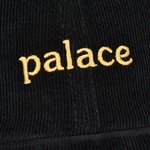 Thumbnail WASHED CORD 6-PANEL BLACK one color