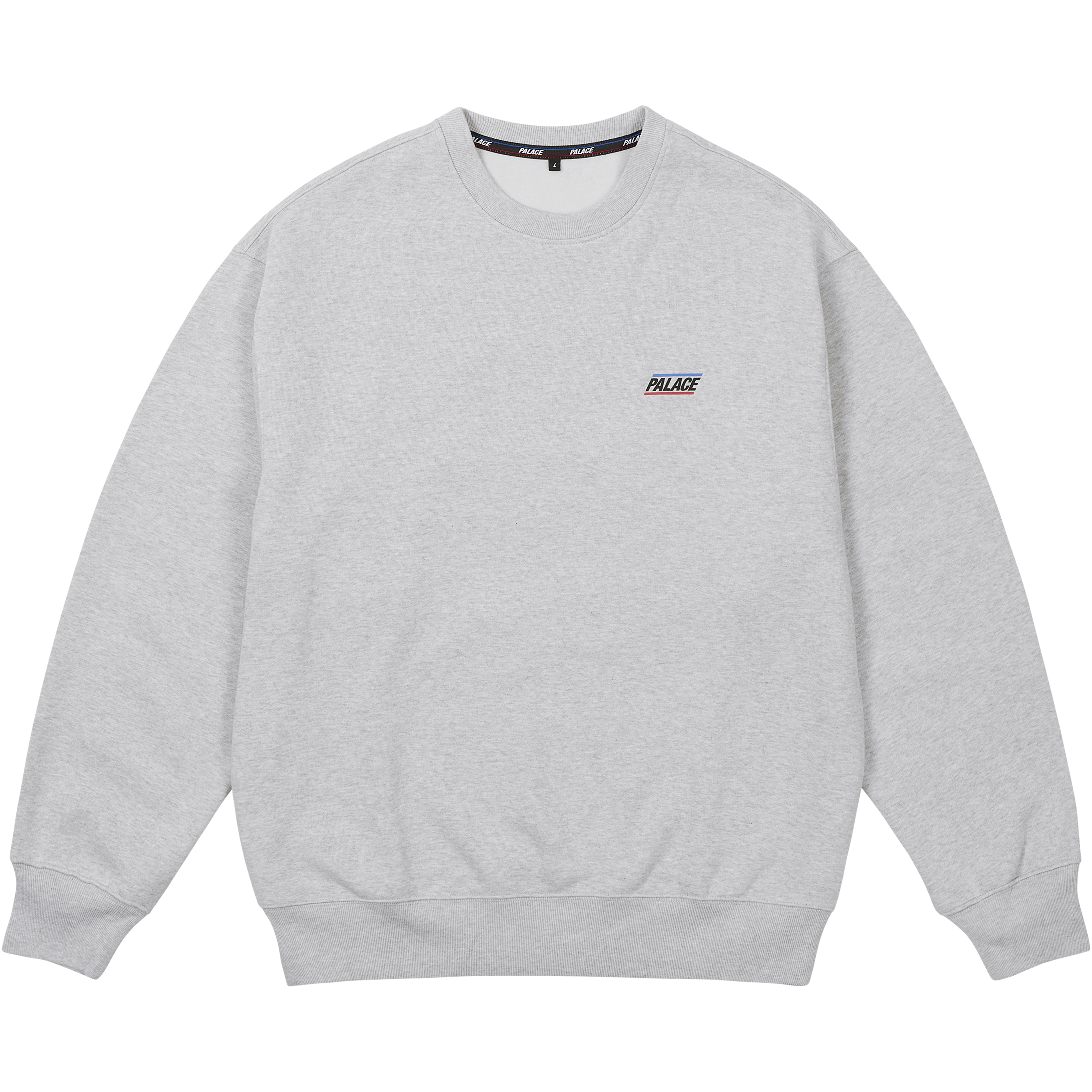Palace BASICALLY A CREW GREY MARL