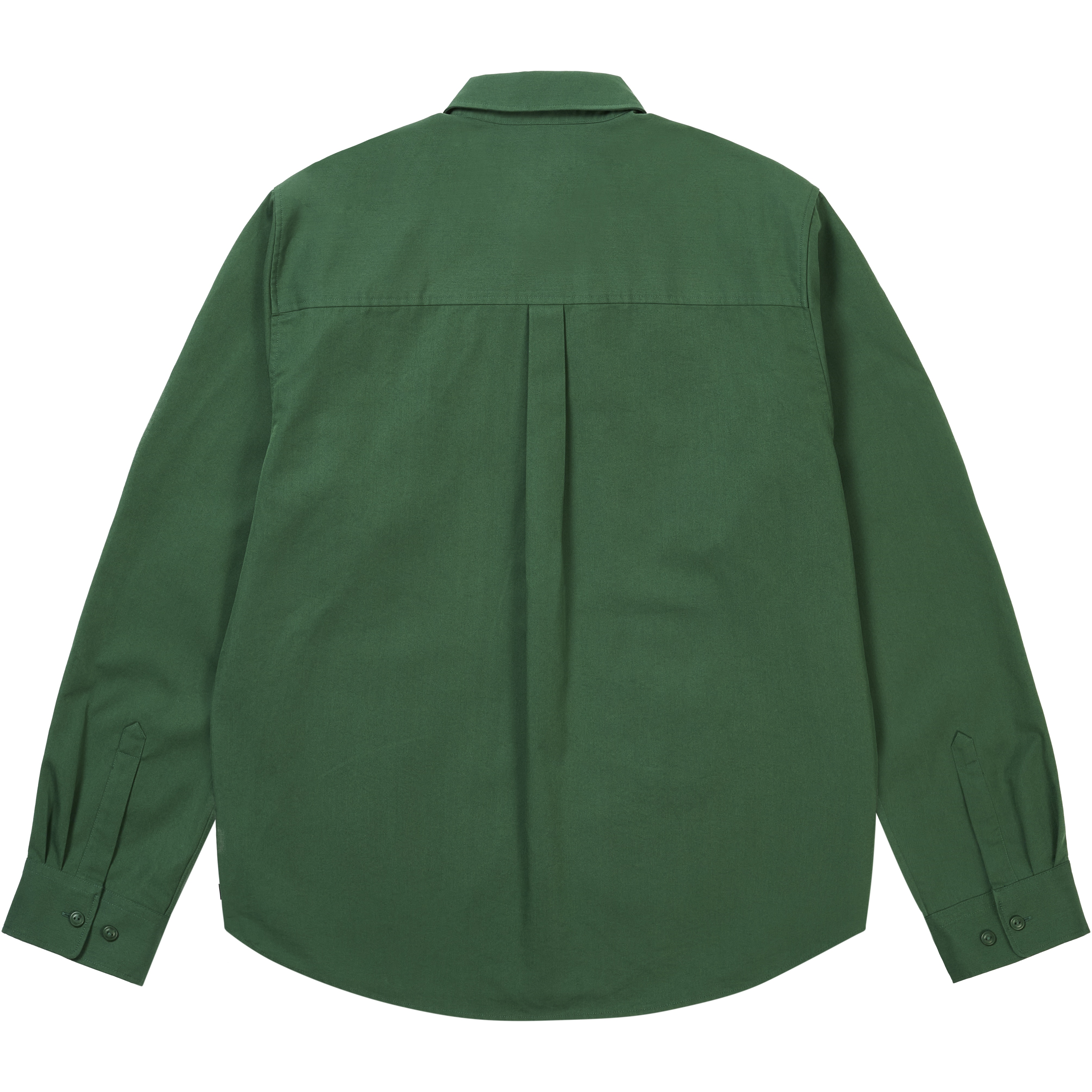 Thumbnail COTTON TWILL OVERSHIRT WASHED GREEN one color