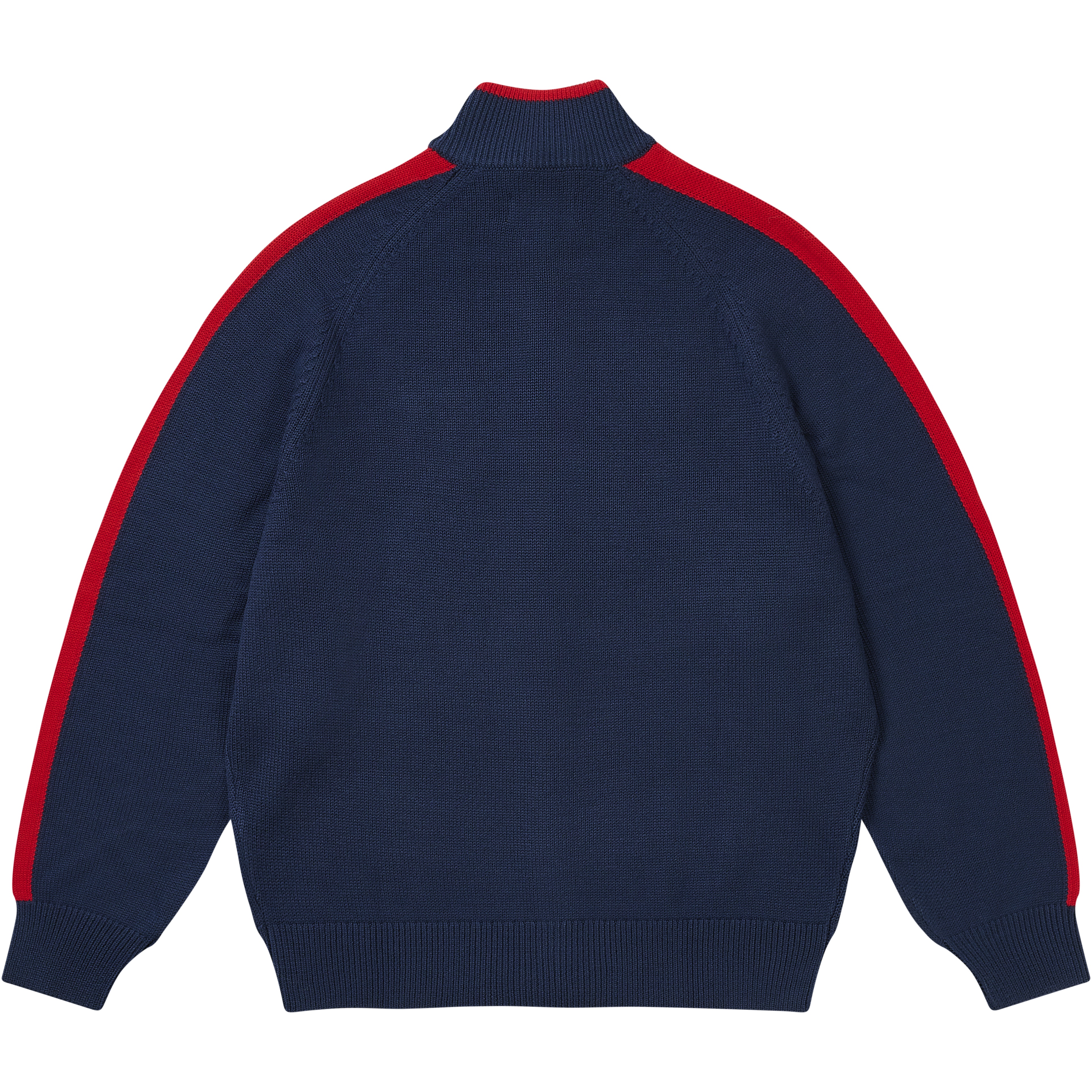 Thumbnail ESTABLISHED ZIP FUNNEL KNIT NAVY one color
