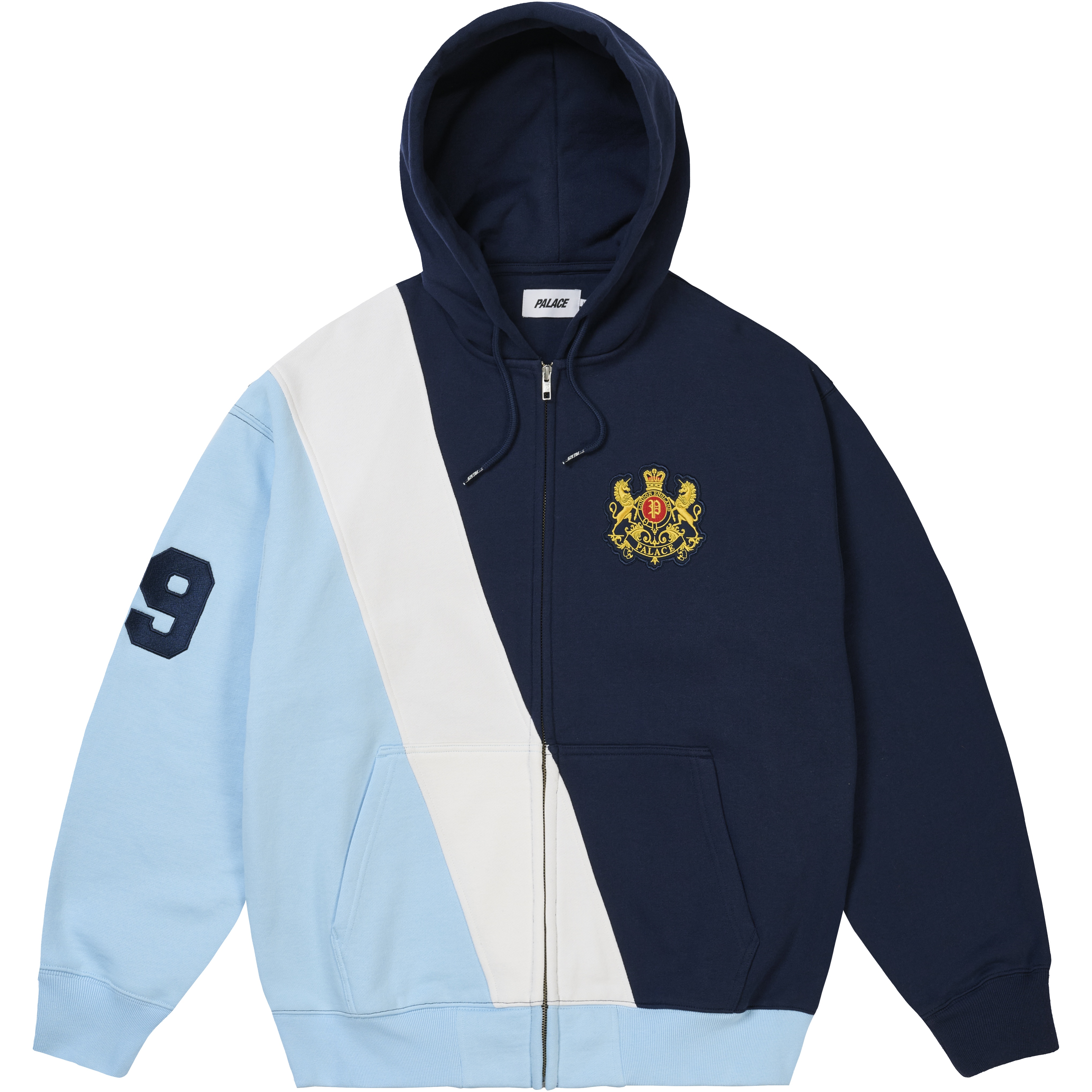 Palace ESTABLISHED ZIP HOOD NAVY