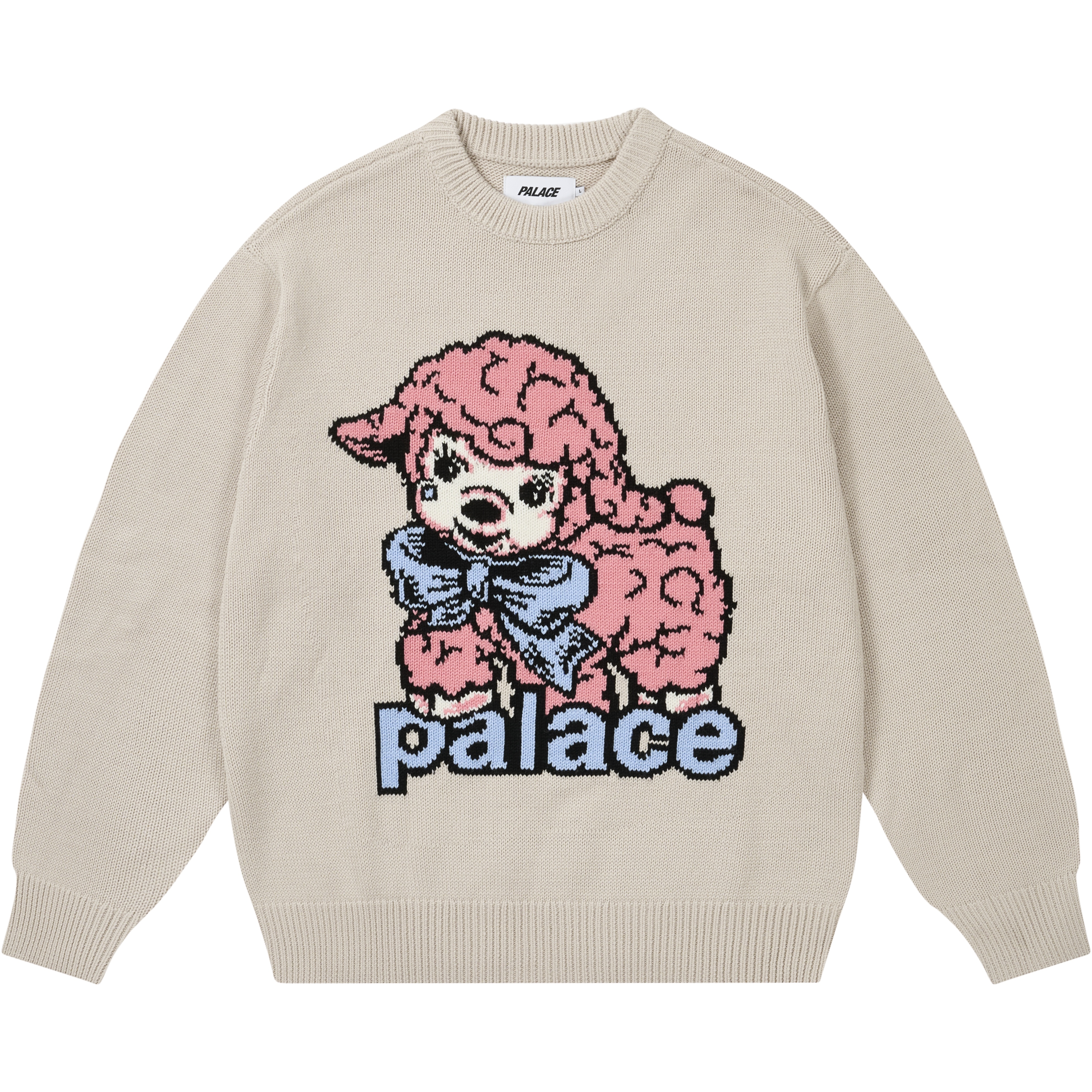 Palace LAMB KNIT WHITE