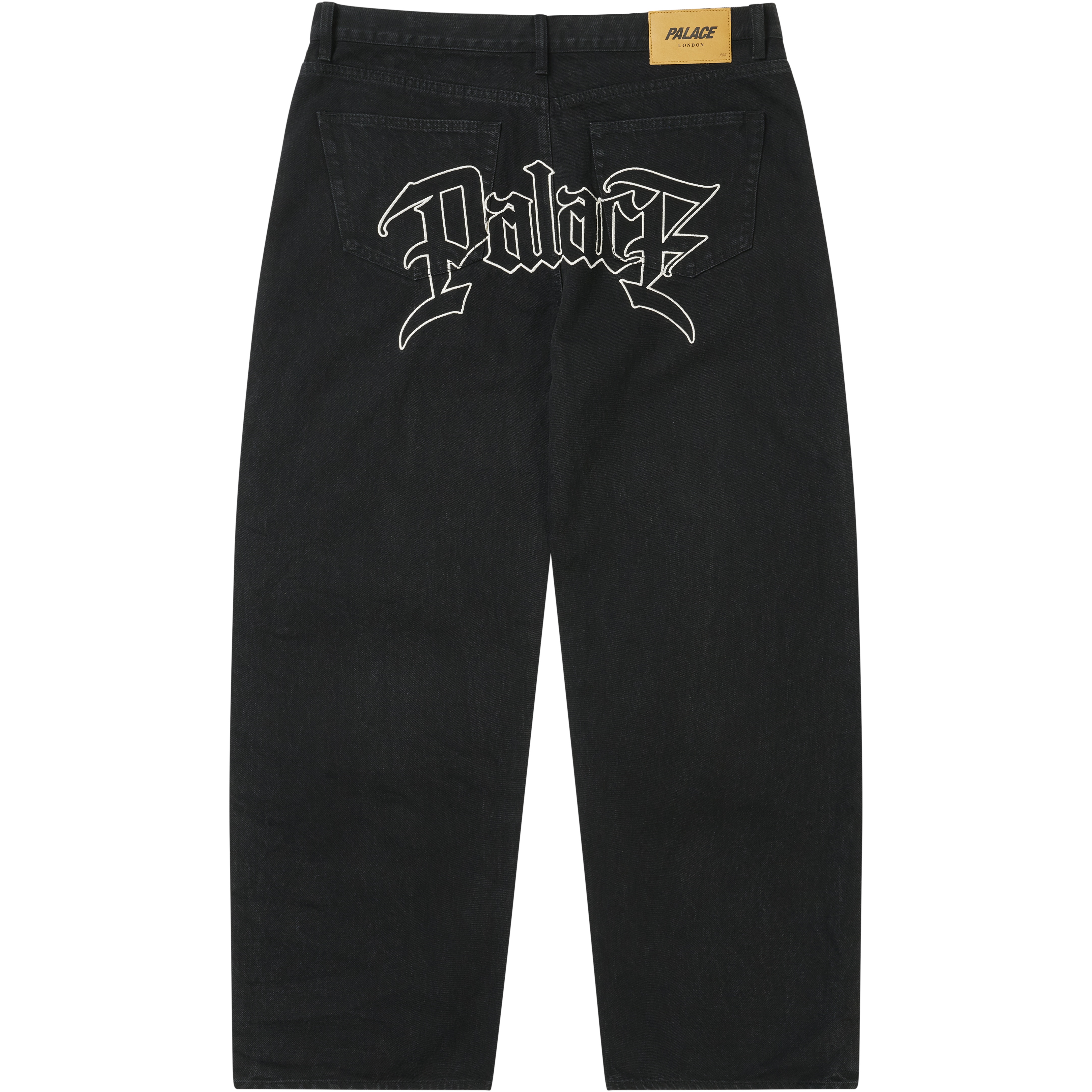 Thumbnail LE SCRIPT P90 BAGGY JEAN BLACK one color