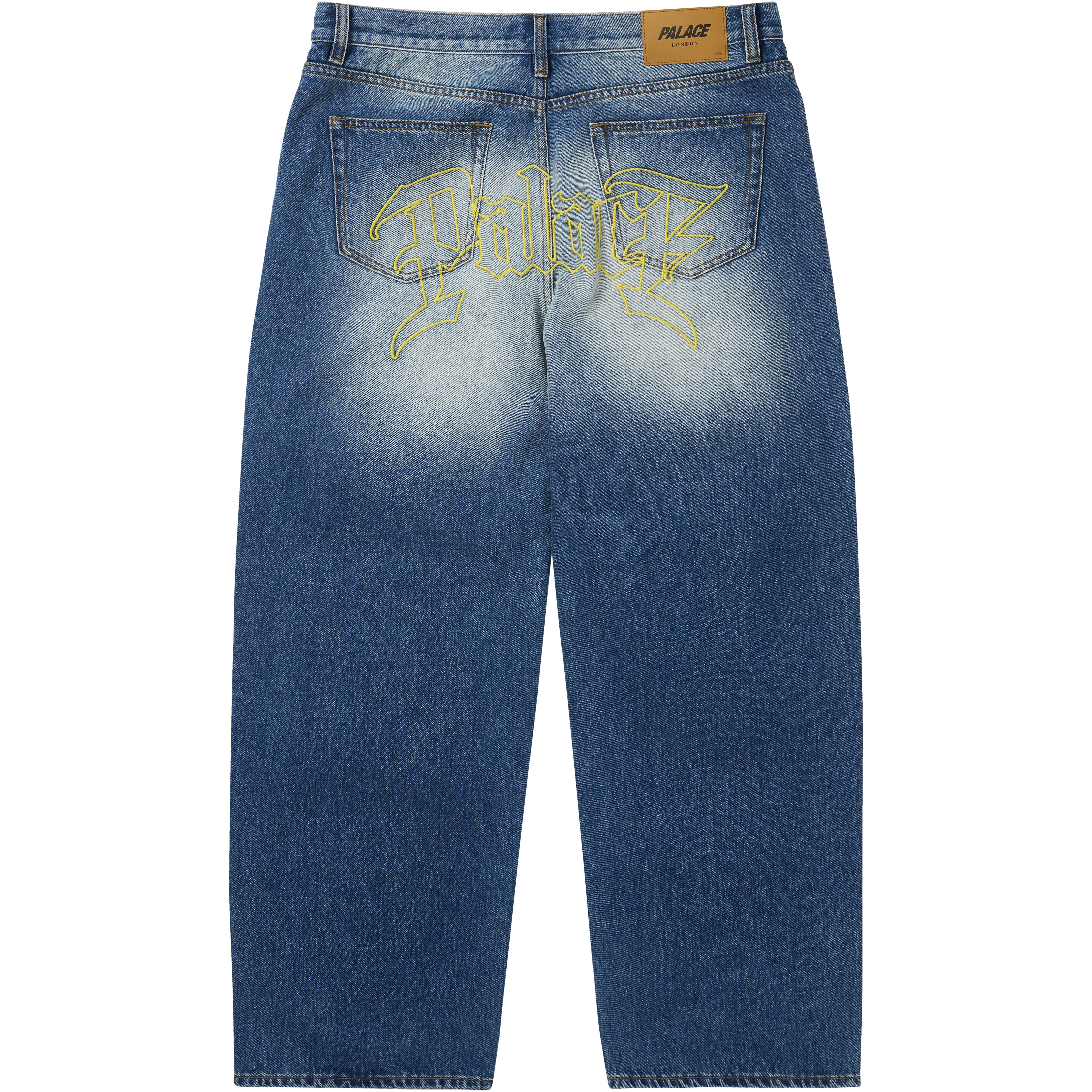 Thumbnail LE SCRIPT P90 BAGGY JEAN DISTRESS BLUE WASH one color