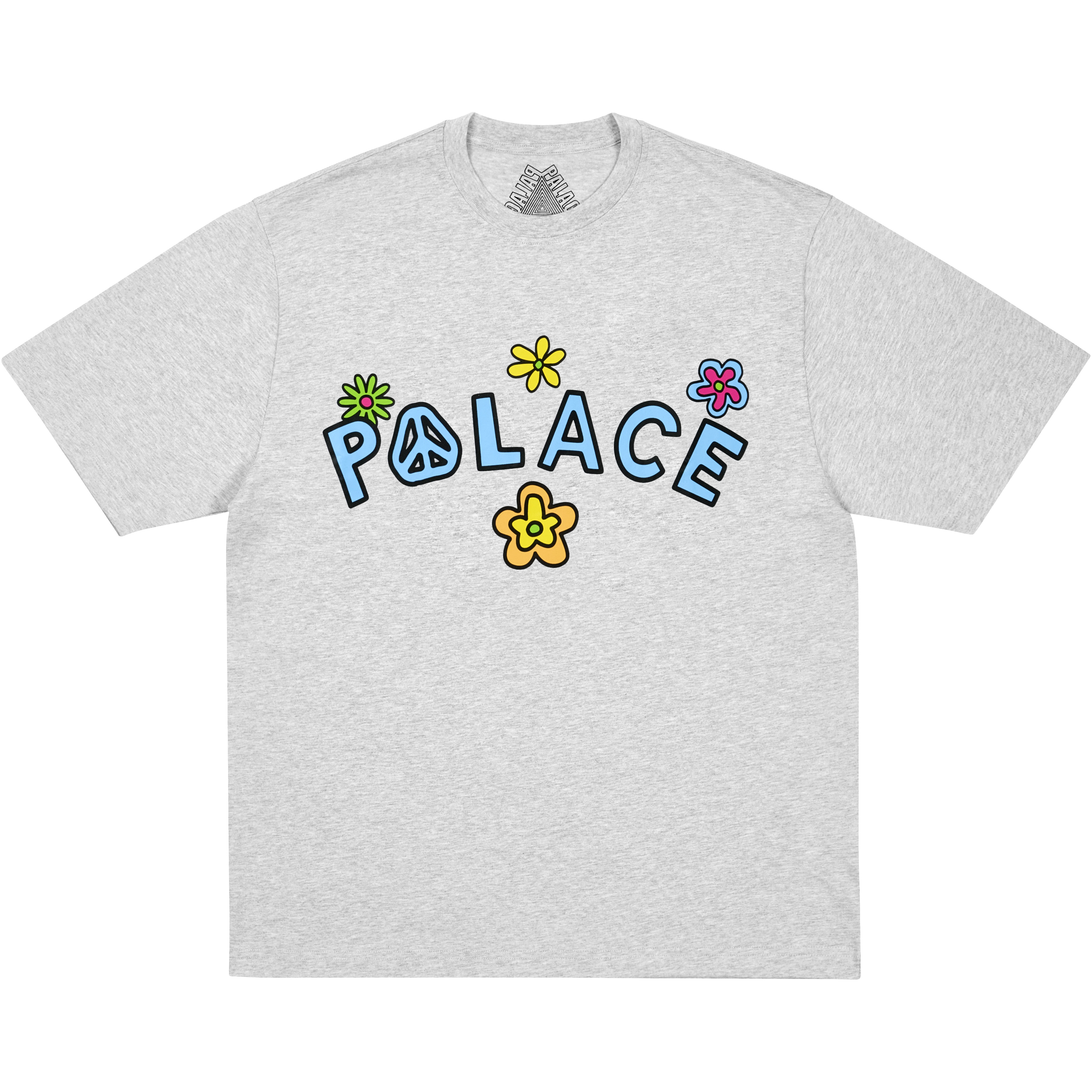 Palace ME MYSELF AND TRI T-SHIRT GREY MARL