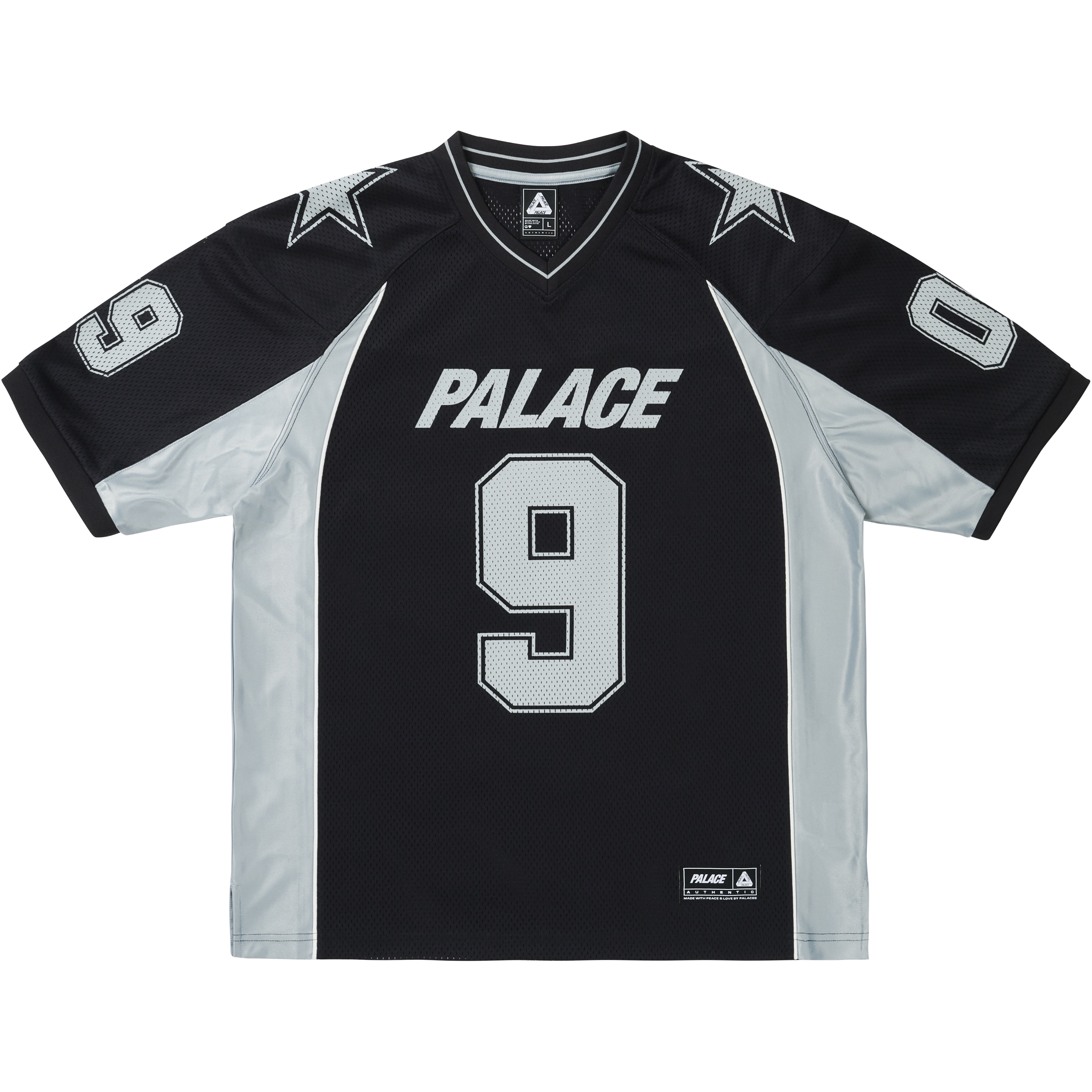 Palace NEIN MESH JERSEY BLACK