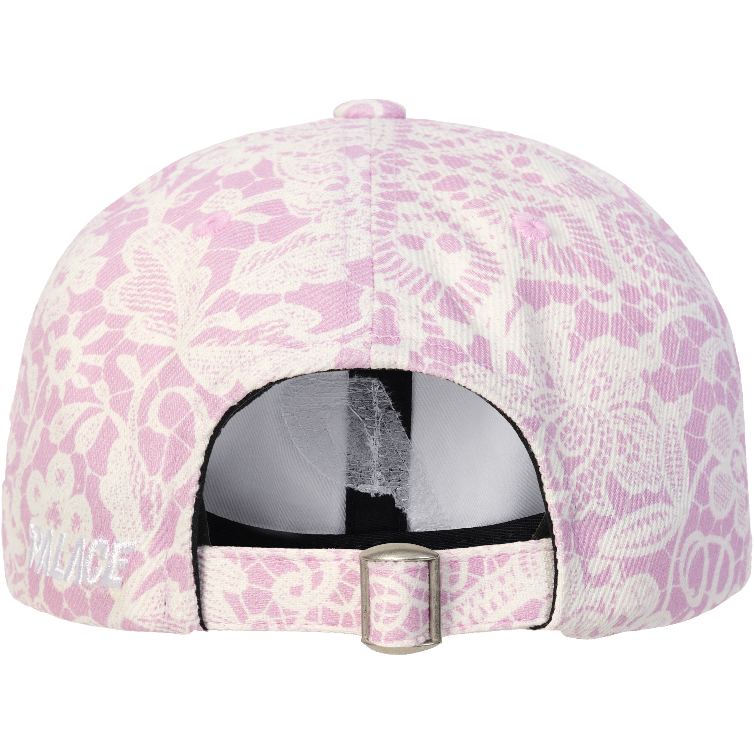 Thumbnail P 6-PANEL DENIM LACE PRINT PINK one color