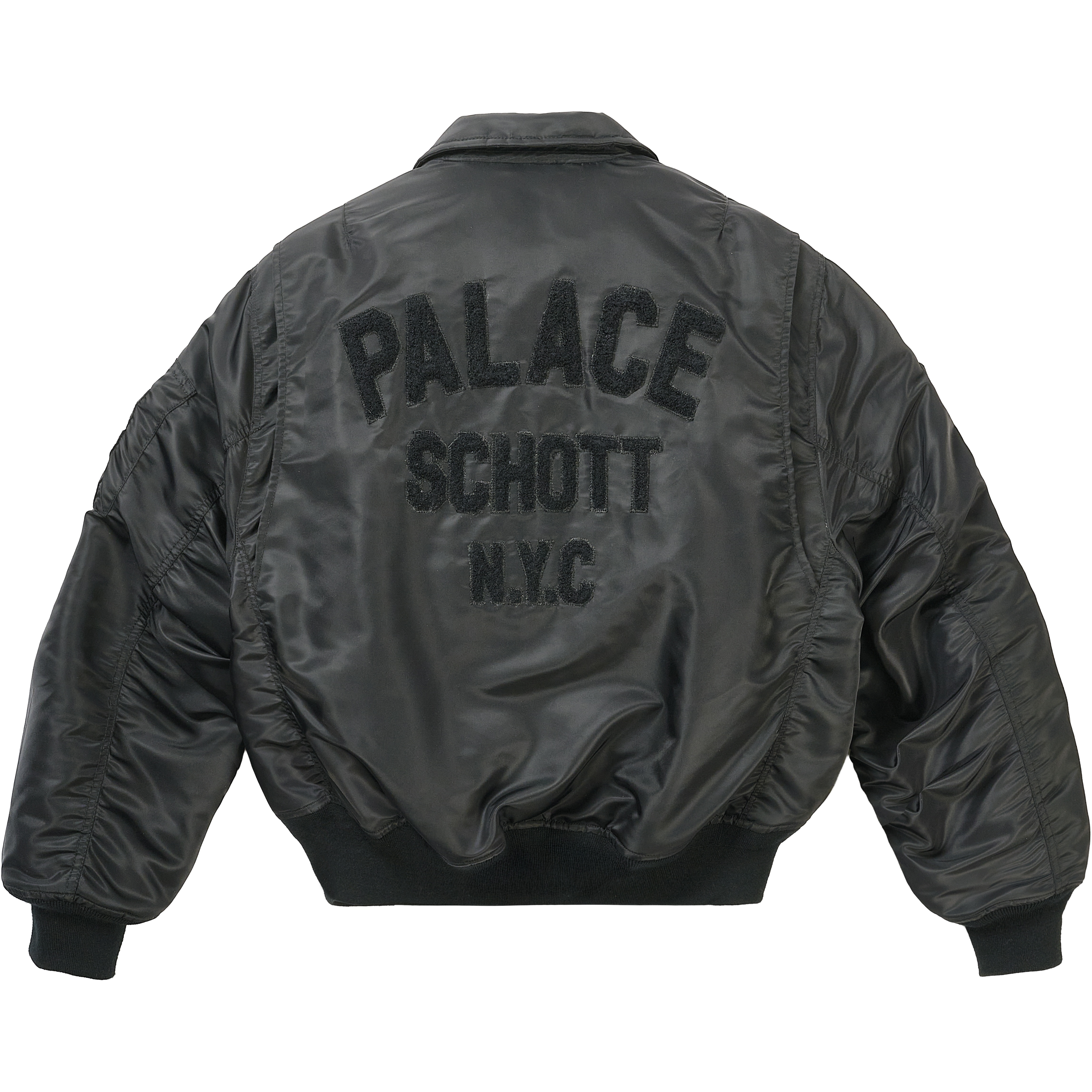 Thumbnail PALACE SCHOTT CWU 90'S FIT BOMBER JACKET BLACK one color
