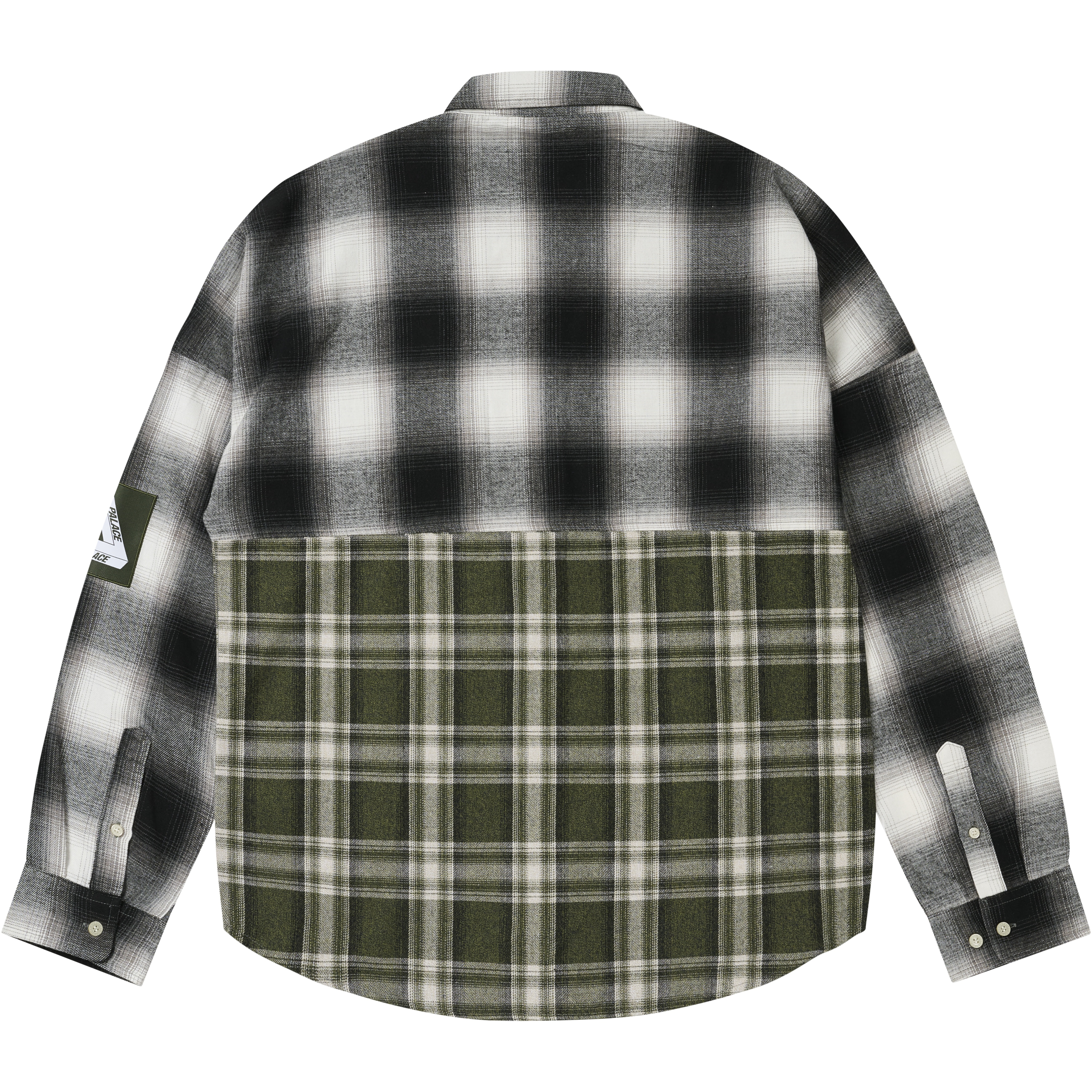 Thumbnail PATCHY FLANNEL SHIRT GREEN one color