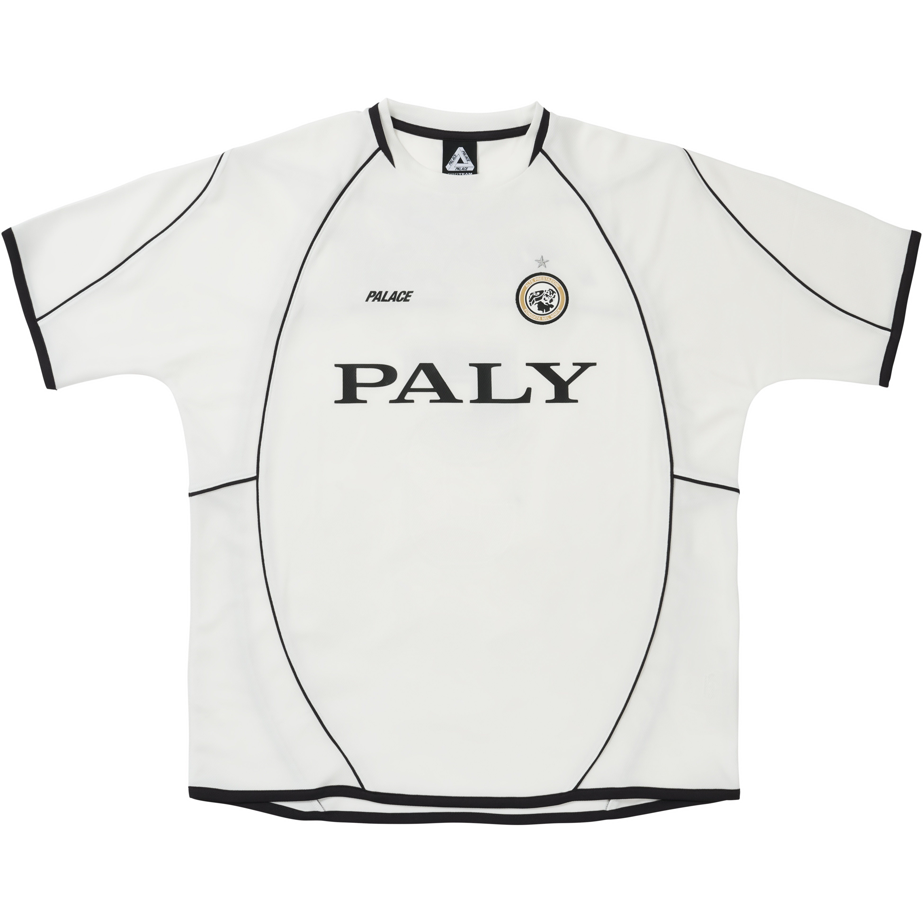 Palace PRO TEAM PIPED JERSEY WHITE