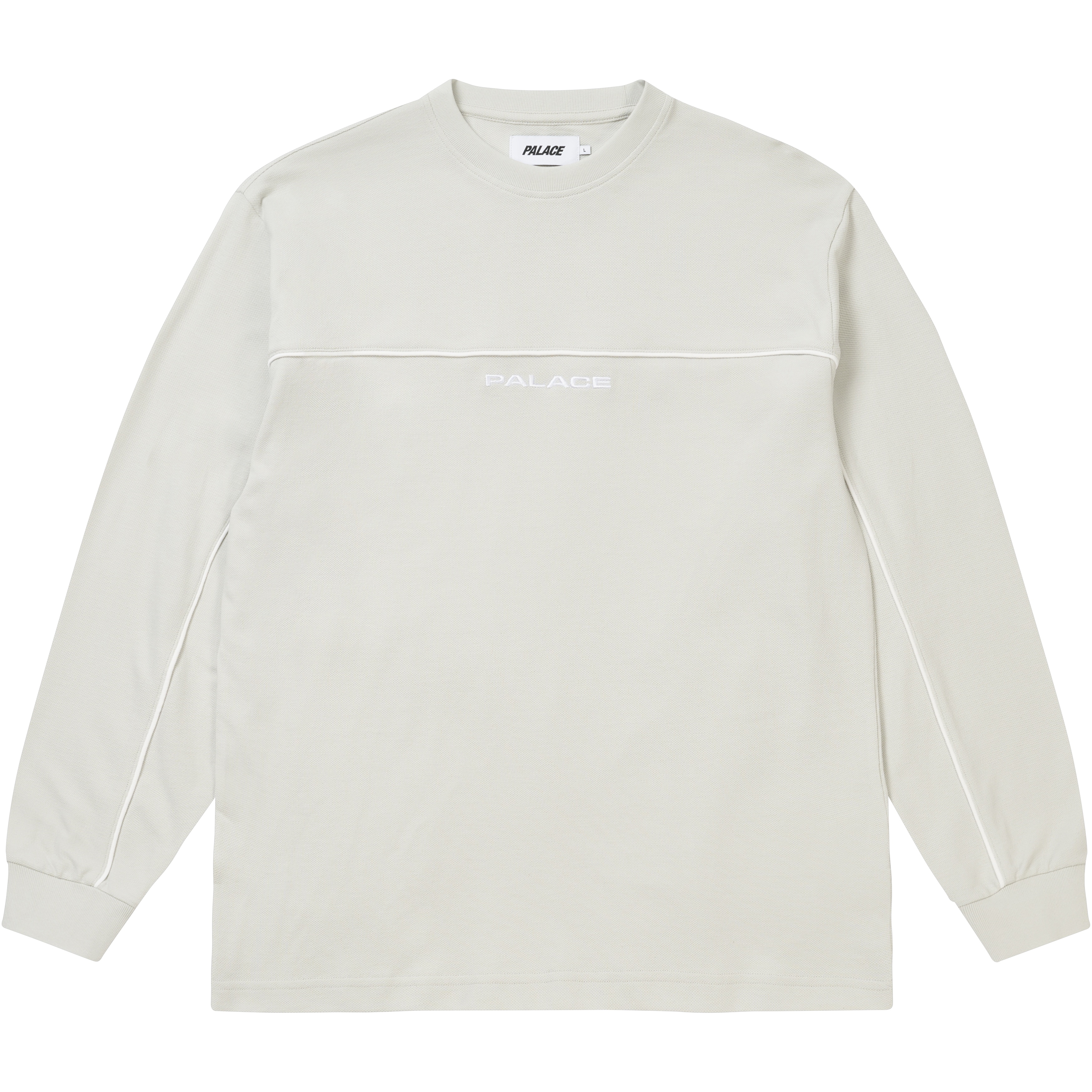 Palace RUN IT LONGSLEEVE CONCRETE GREY