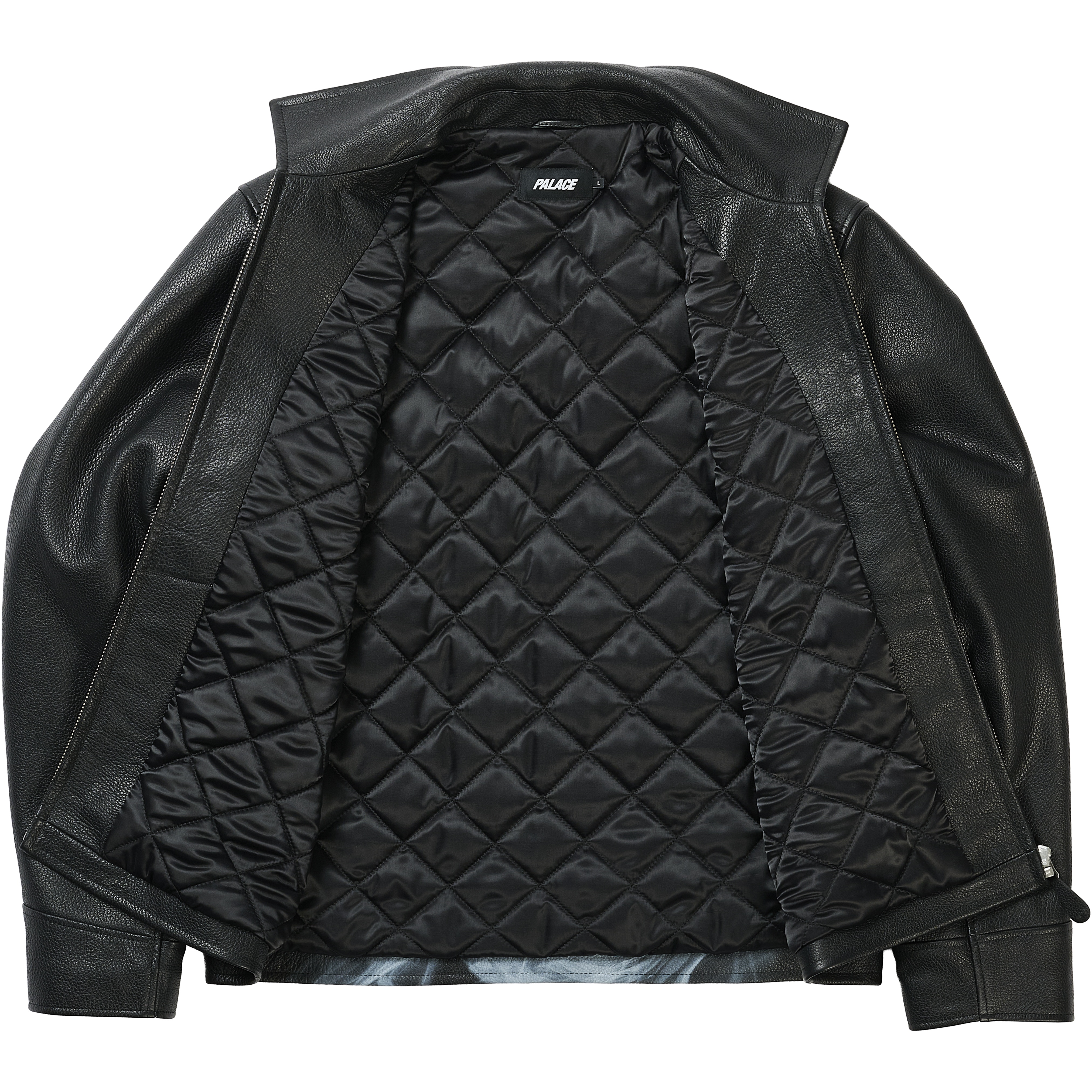 Thumbnail SMOKED LEATHER JACKET BLACK one color