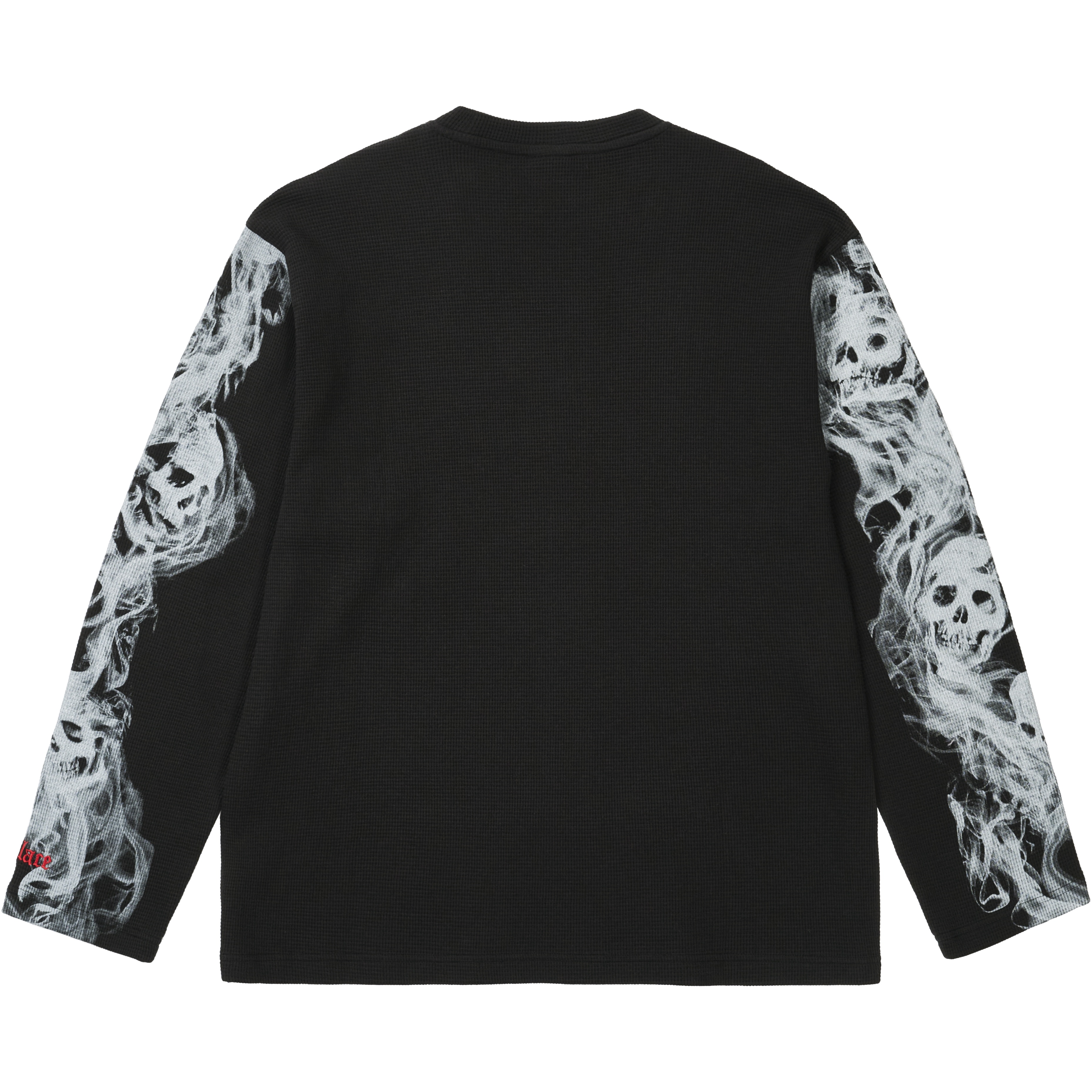 Thumbnail SMOKED WAFFLE LONGSLEEVE BLACK one color