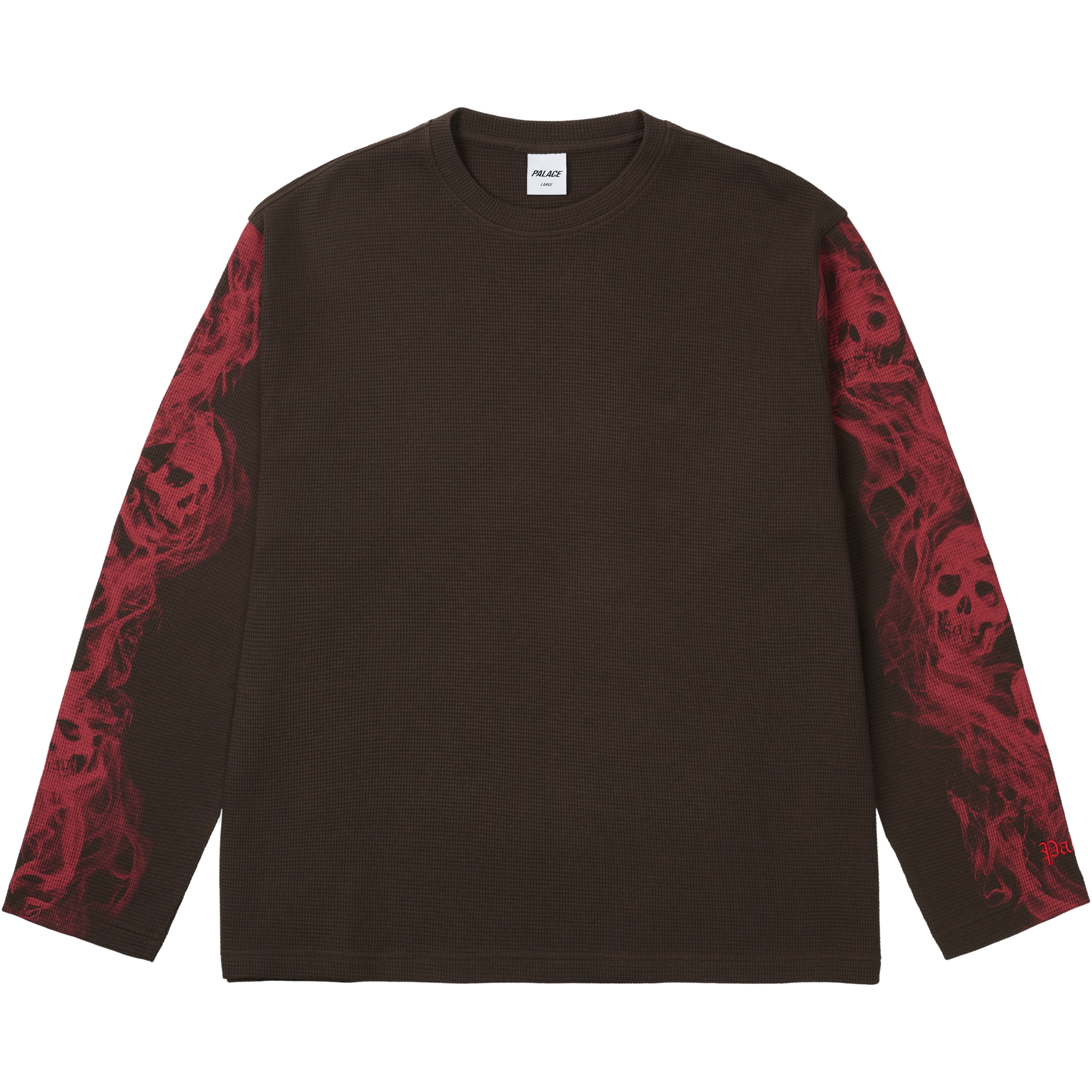 Palace SMOKED WAFFLE LONGSLEEVE FOX