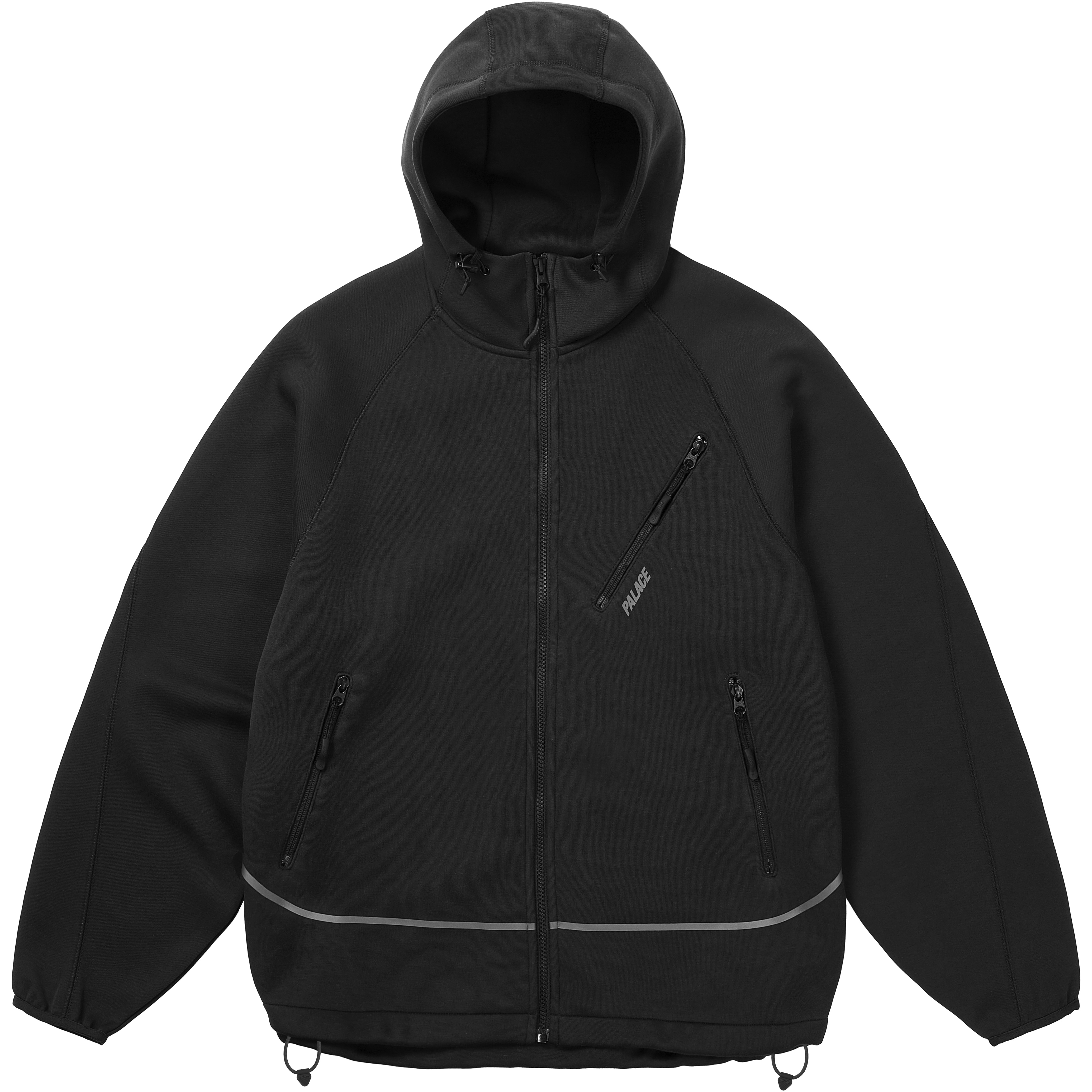 Palace SPORTY ZIP HOOD BLACK