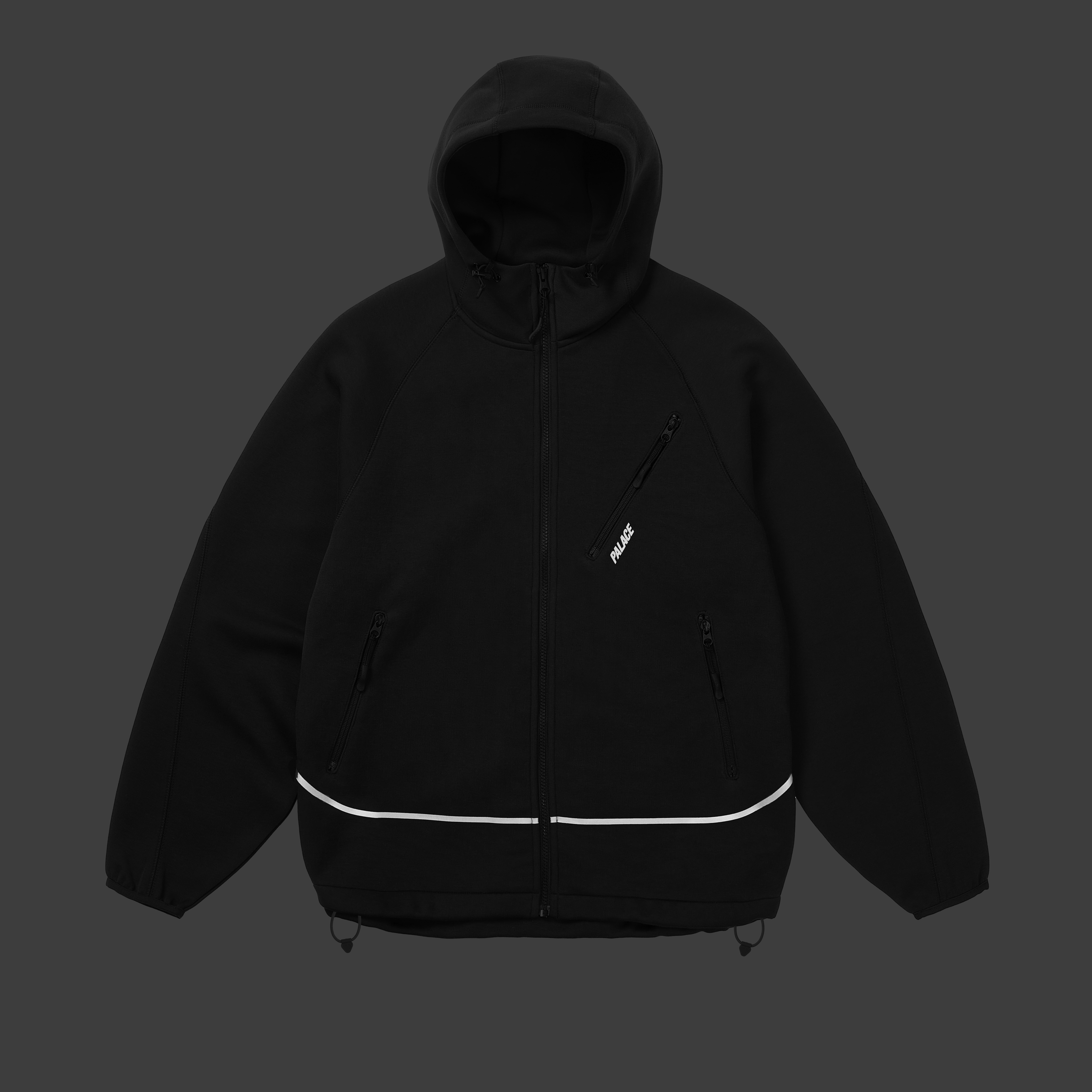 Thumbnail SPORTY ZIP HOOD BLACK one color