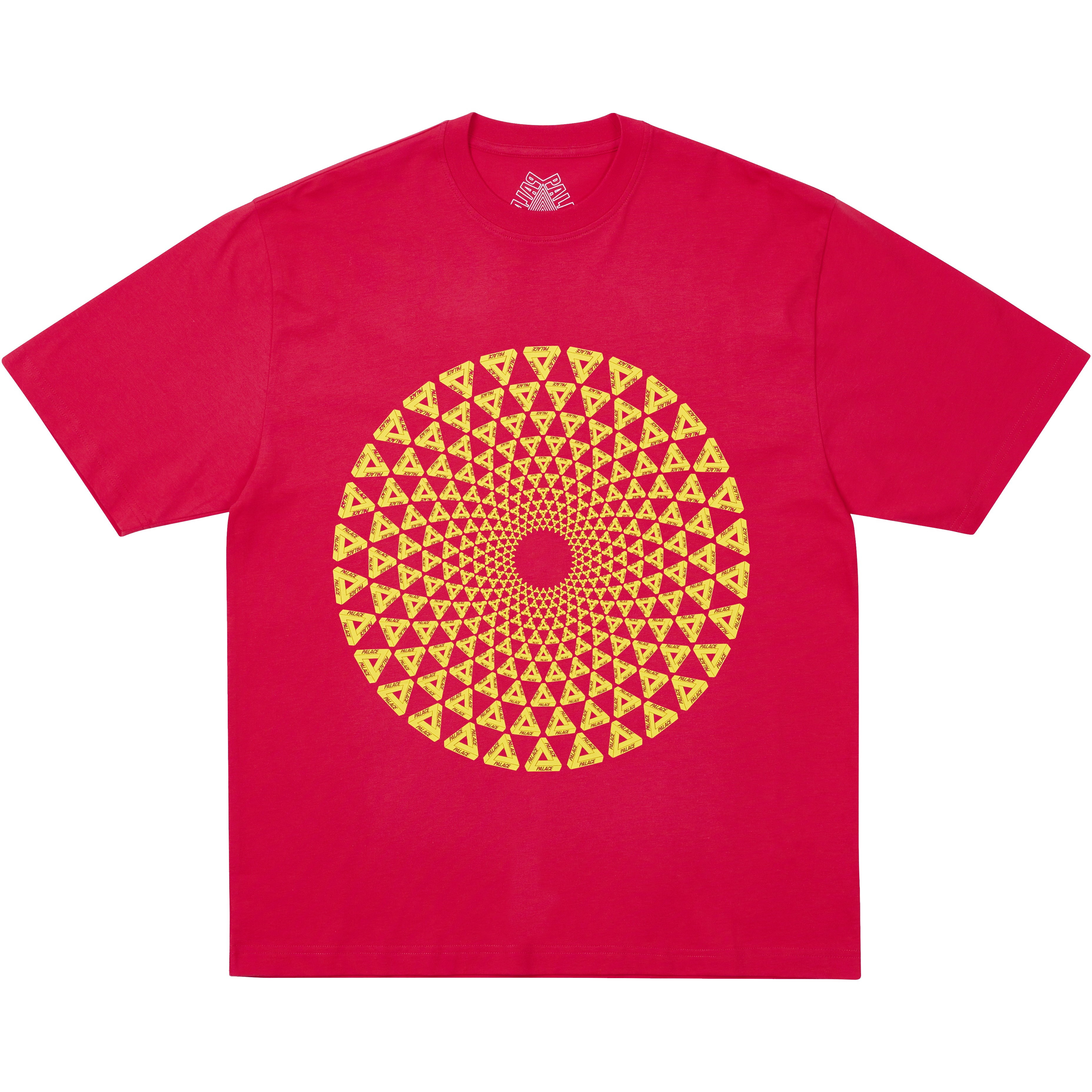 Palace SWIRLY T-SHIRT TRUEST RED