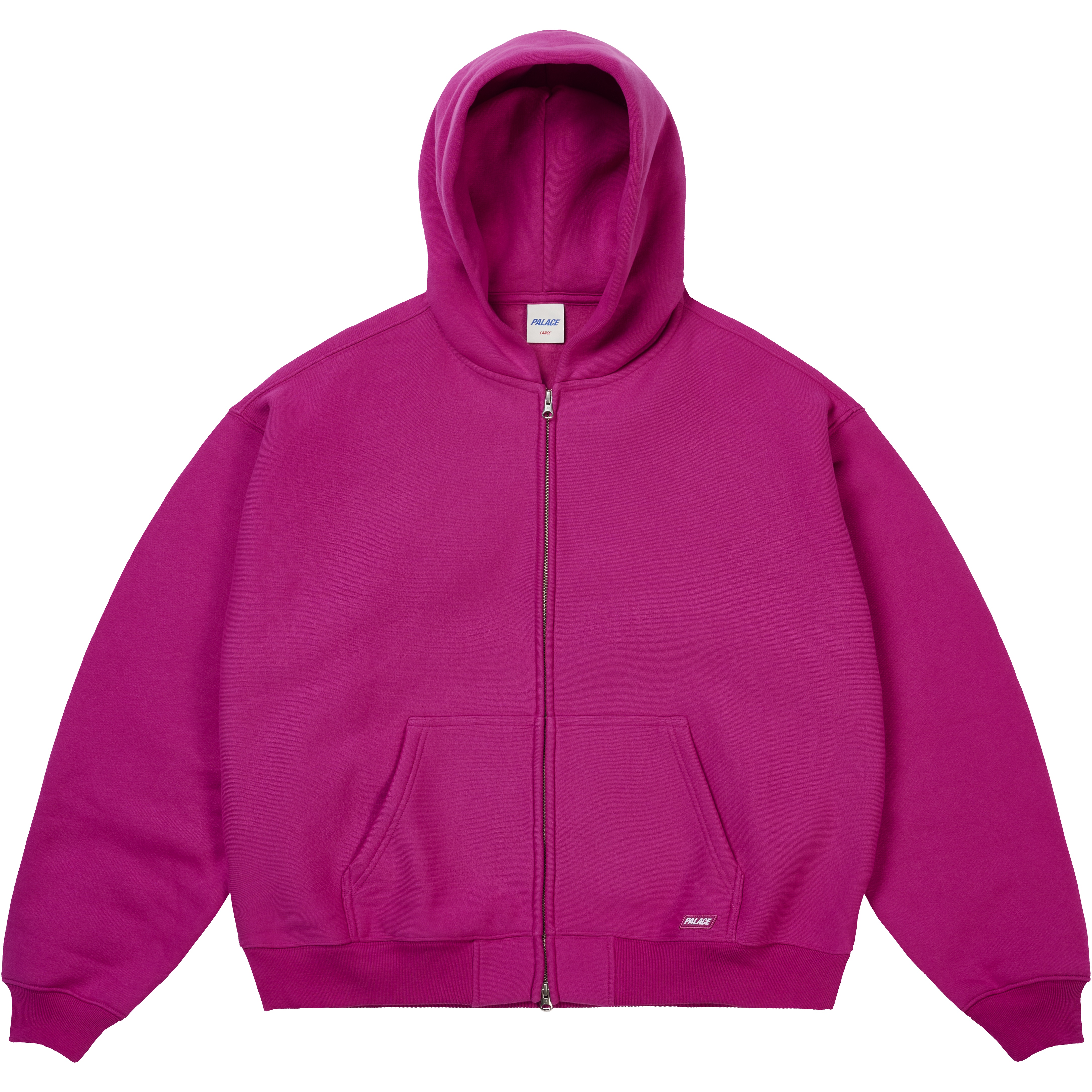 Thumbnail UNISEX ZIP HOOD HEAVY PINK one color