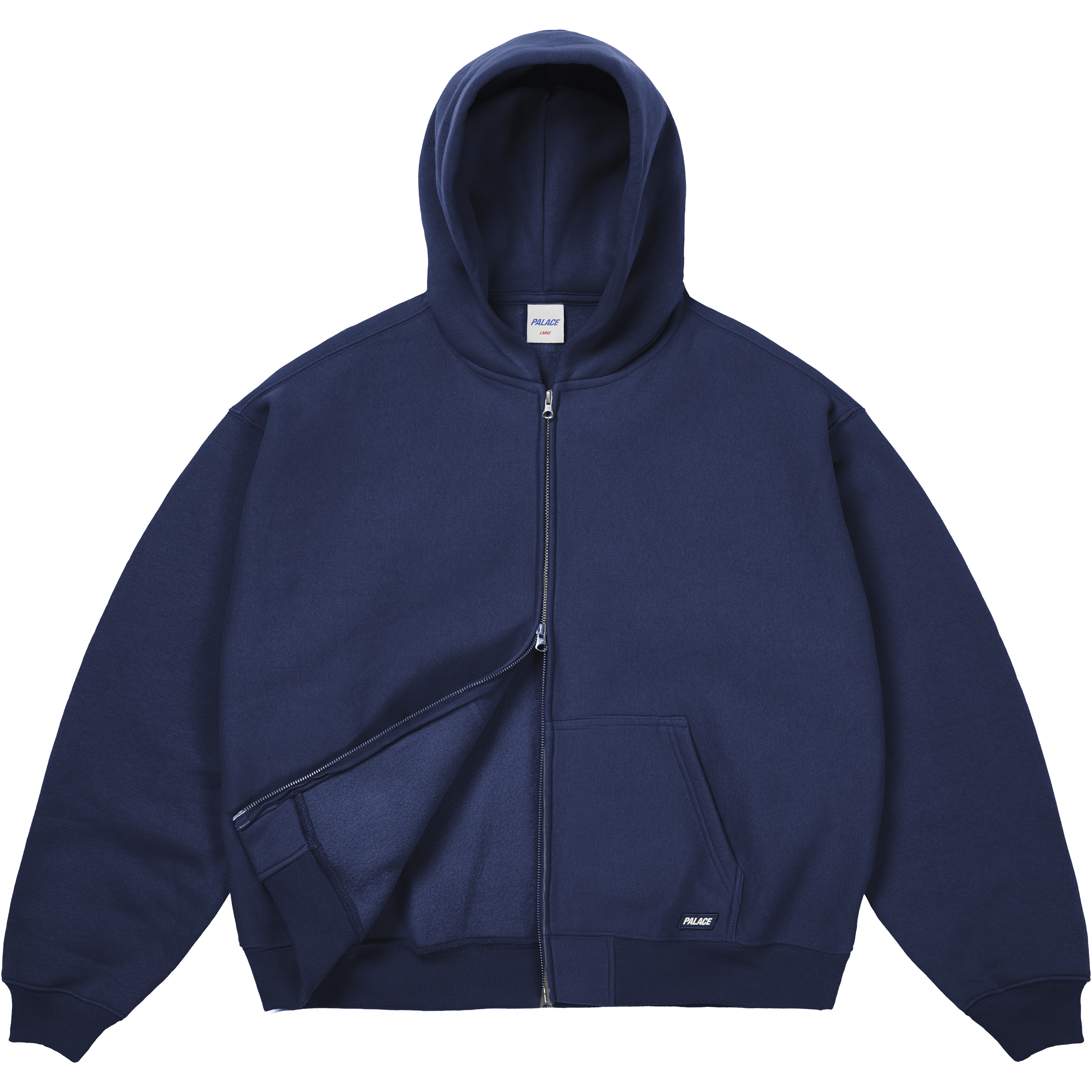 Palace UNISEX ZIP HOOD NAVY