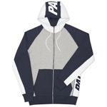 Thumbnail BLOCKER ZIP HOOD GREY MARL / NAVY one color