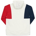 Thumbnail HOODED ARMS SHELL TOP WHITE / NAVY / RED one color