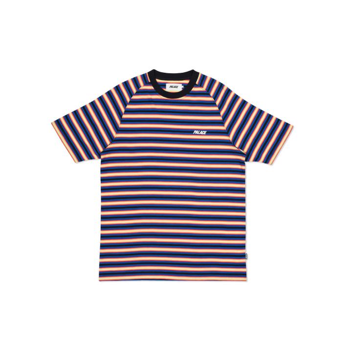 Thumbnail NEON STRIPE T-SHIRT BLACK / ORANGE one color