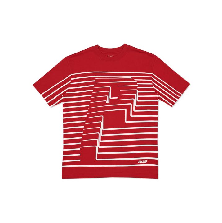 STRIPER T-SHIRT RED one color