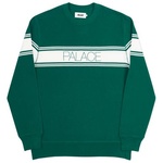 Thumbnail MARINA STRIPE PIQUE CREW WHITE / GREEN one color