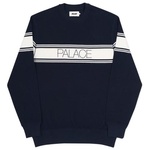 Thumbnail MARINA STRIPE PIQUE CREW NAVY / WHITE one color