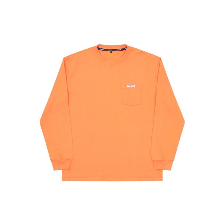 BASICALLY A POCKET LONGSLEEVE ORANGE one color