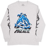 Thumbnail SKETCHY DOLPHIN LONGSLEEVE GREY MARL one color