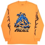 Thumbnail SKETCHY DOLPHIN LONGSLEEVE ORANGE one color