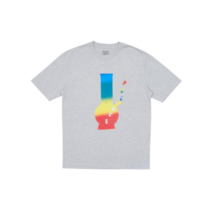 RAINBOW BONG T-SHIRT GREY MARL one color
