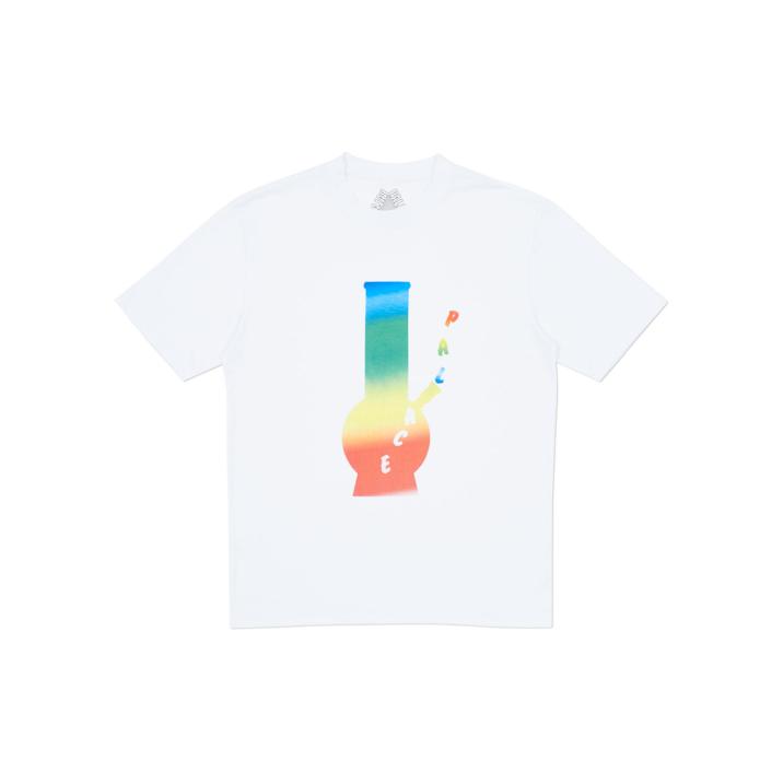RAINBOW BONG T-SHIRT WHITE one color