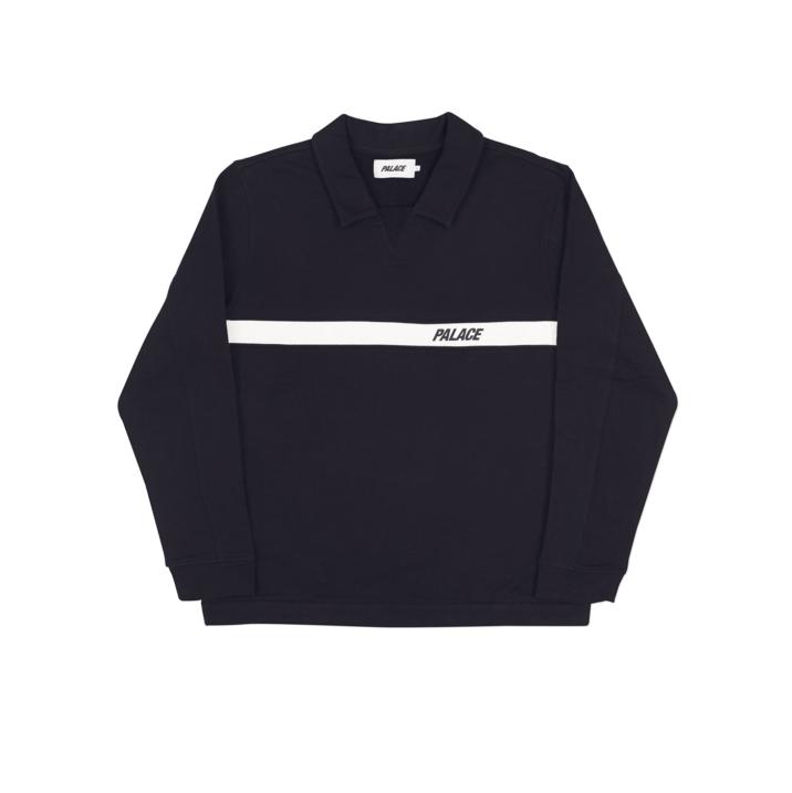 Thumbnail JERSEY DRILL TOP BLACK / WHITE one color