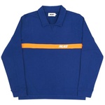 Thumbnail JERSEY DRILL TOP BLUE / ORANGE one color