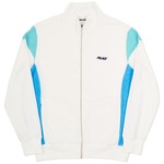 Thumbnail PANELLED TRACK TOP WHITE / BLUE-LIGHT BLUE one color