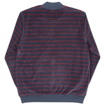 Thumbnail VELOUR BOMBER GREY / ORANGE one color