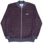 Thumbnail VELOUR BOMBER GREY / ORANGE one color