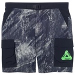 Thumbnail ASYMETRIC REAL TREE SHELL SHORTS BLACK one color