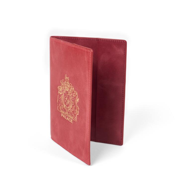 Thumbnail LEATHER PASSPORT CASE RED one color