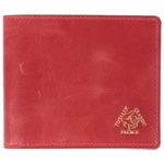 Thumbnail LEATHER BILLFOLD WALLET RED one color